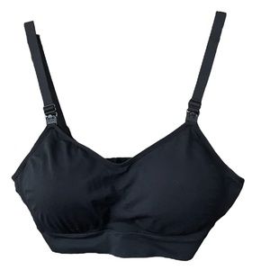 Isabel Basics Drop Cup Nursing Bra, Seamless, Wireless Comfort EUC Size Large